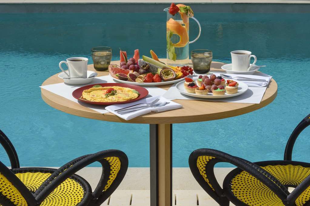 Myconian Naia Hotell Mykonos Town Restaurant bilde