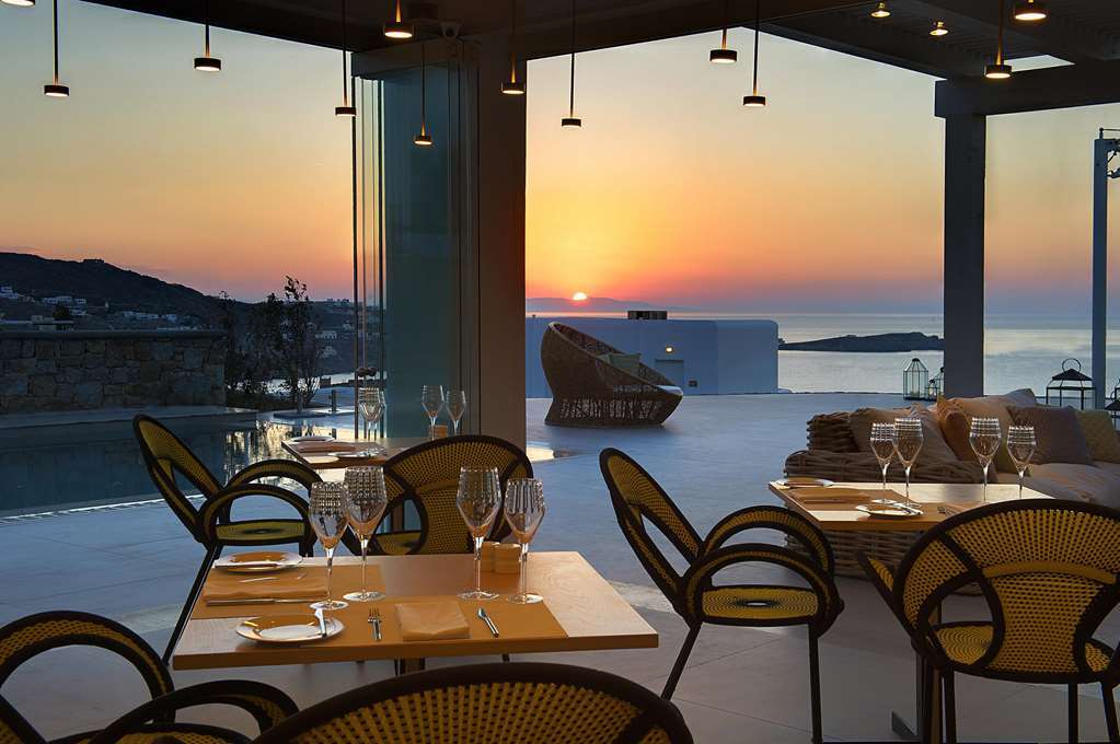 Myconian Naia Hotell Mykonos Town Restaurant bilde