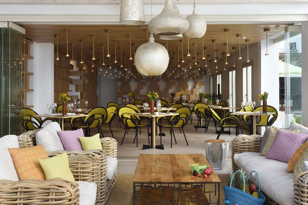 Myconian Naia Hotell Mykonos Town Restaurant bilde